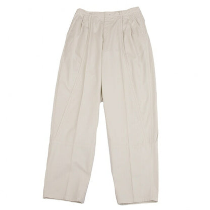ISSEY MIYAKE MEN Cotton Outseam Pants Off-White Size L