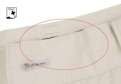 ISSEY MIYAKE MEN Cotton Outseam Pants Off-White Size L