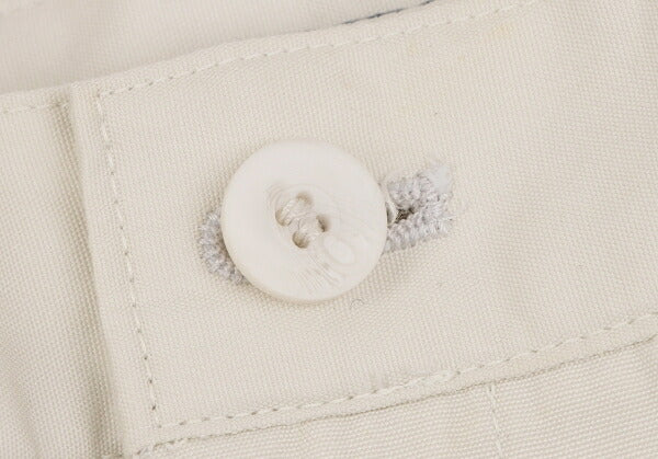 ISSEY MIYAKE MEN Cotton Outseam Pants Off-White Size L