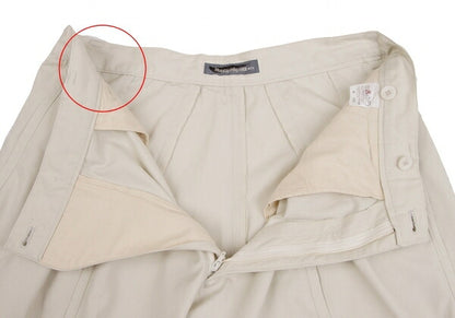 ISSEY MIYAKE MEN Cotton Outseam Pants Off-White Size L