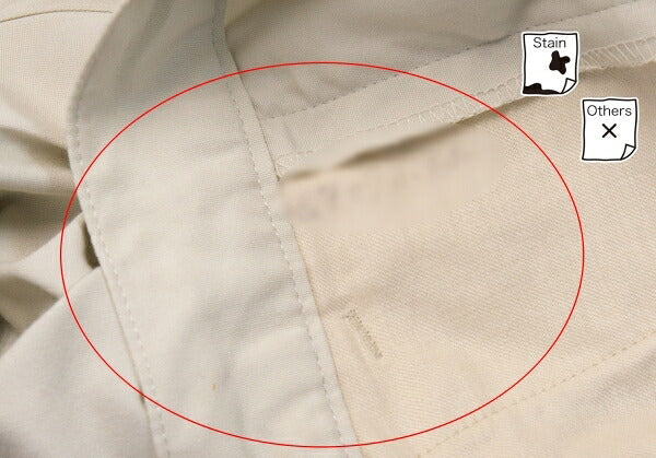 ISSEY MIYAKE MEN Cotton Outseam Pants Off-White Size L