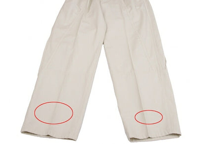 ISSEY MIYAKE MEN Cotton Outseam Pants Off-White Size L