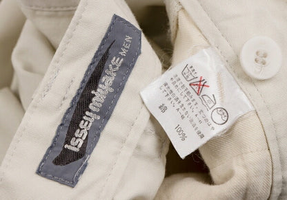 ISSEY MIYAKE MEN Cotton Outseam Pants Off-White Size L