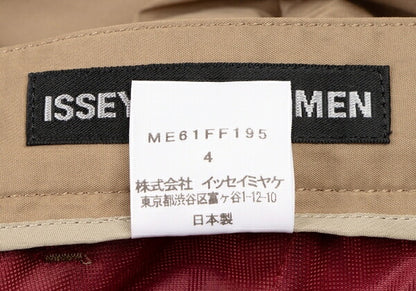 ISSEY MIYAKE MEN Poly Cargo Pants Brown Size 4