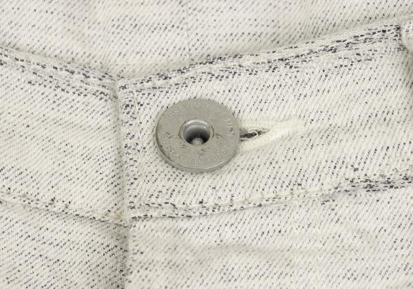 ISSEY MIYAKE MEN Fade Weave Pants White Indigo Size 4