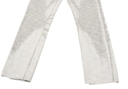 ISSEY MIYAKE MEN Fade Weave Pants White Indigo Size 4