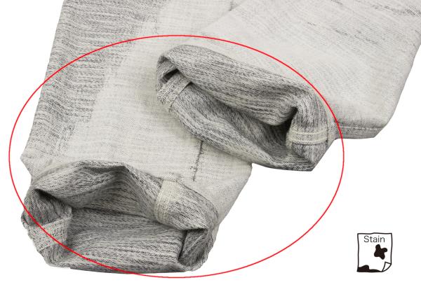 ISSEY MIYAKE MEN Fade Weave Pants White Indigo Size 4