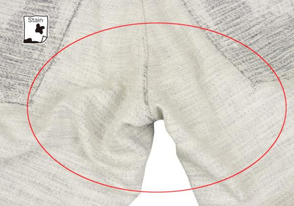 ISSEY MIYAKE MEN Fade Weave Pants White Indigo Size 4
