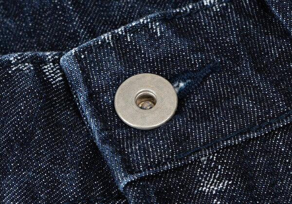 ISSEY MIYAKE MEN Dyed Trim Faded Weave Jeans Indigo Size 1