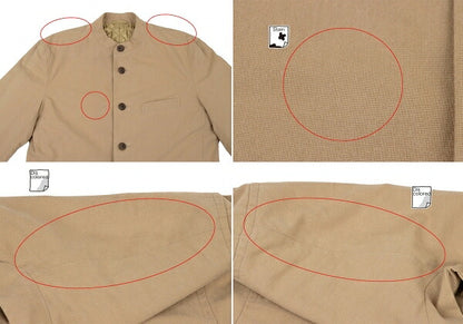 ISSEY MIYAKE MEN Quilted Lining Mao Jacket Brown Size XL