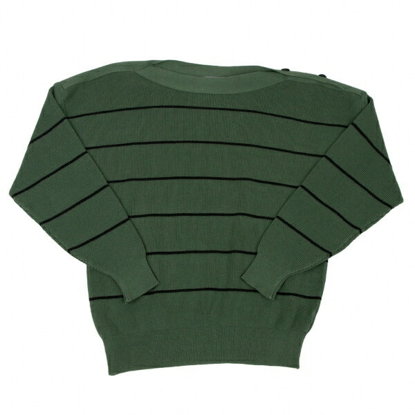 ISSEY MIYAKE MEN Shoulder Button Sweater Green Size F