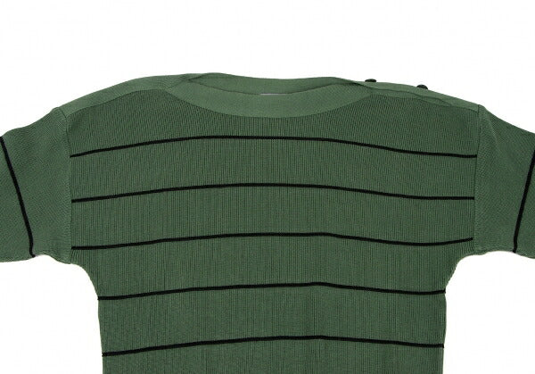 ISSEY MIYAKE MEN Shoulder Button Sweater Green Size F