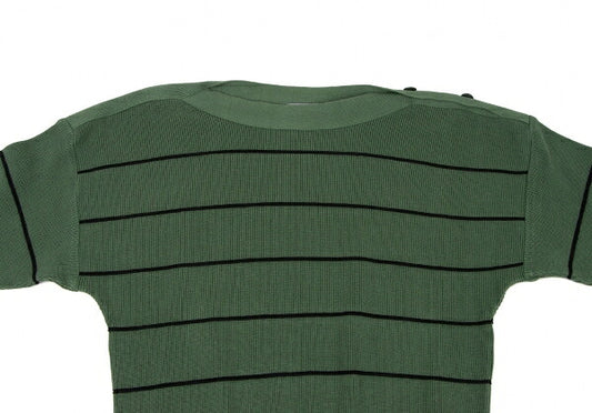 ISSEY MIYAKE MEN Shoulder Button Sweater Green Size F