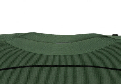 ISSEY MIYAKE MEN Shoulder Button Sweater Green Size F