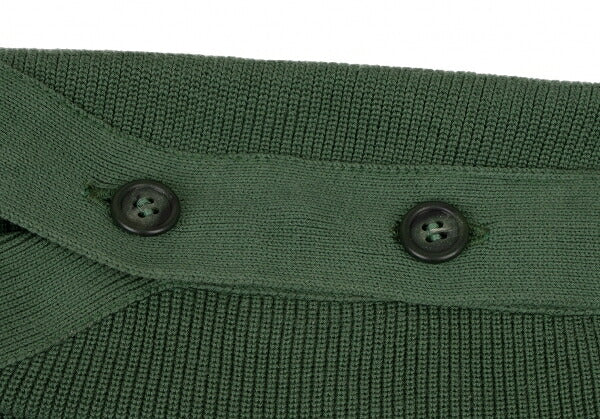 ISSEY MIYAKE MEN Shoulder Button Sweater Green Size F