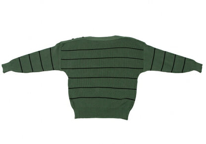 ISSEY MIYAKE MEN Shoulder Button Sweater Green Size F