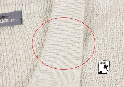 ISSEY MIYAKE MEN Zigzag Knit Polo Beige Size F