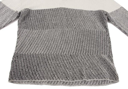 ISSEY MIYAKE MEN Zigzag Knit Polo Beige Size F