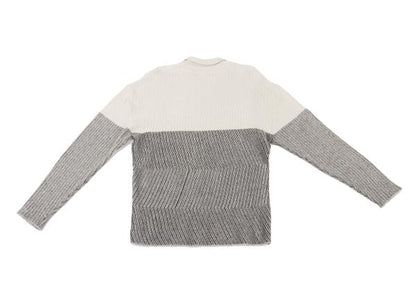 ISSEY MIYAKE MEN Zigzag Knit Polo Beige Size F