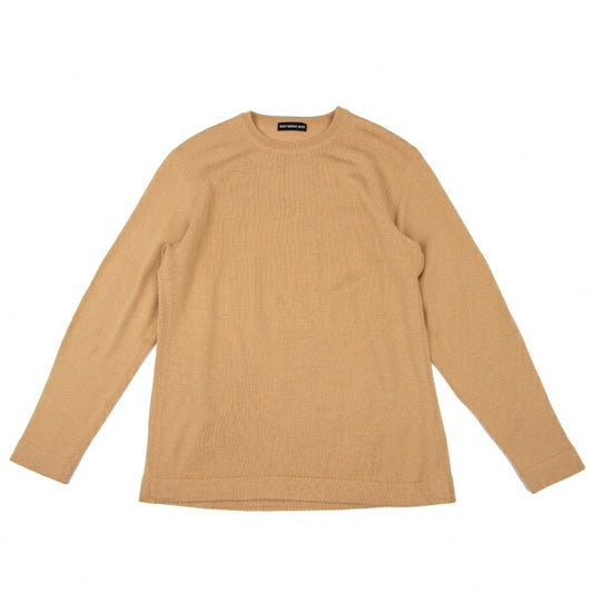 ISSEY MIYAKE MEN Elbow Panel Wool Blend Knit Beige Size L