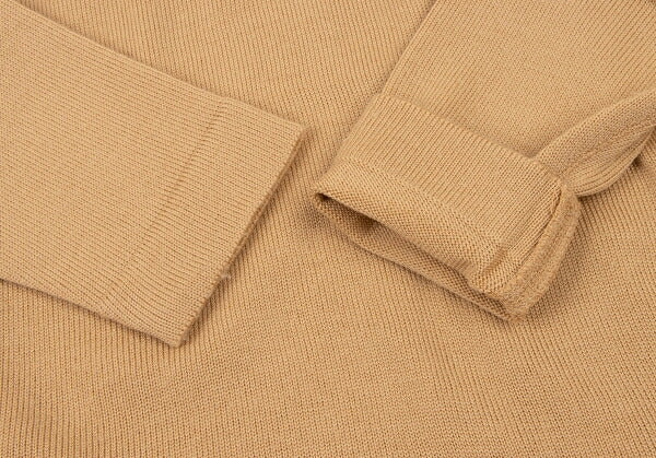 ISSEY MIYAKE MEN Elbow Panel Wool Blend Knit Beige Size L