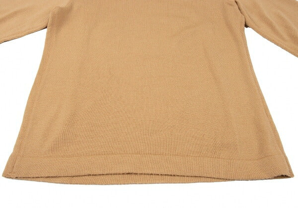 ISSEY MIYAKE MEN Elbow Panel Wool Blend Knit Beige Size L