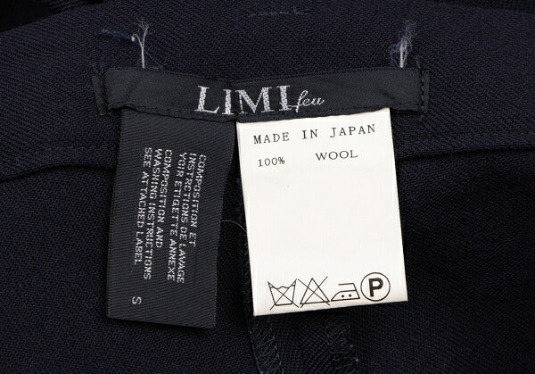 LIMI feu Wool Sarouel Pants Blue Size S