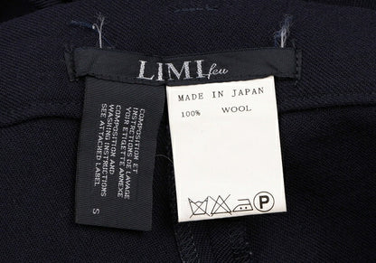 LIMI feu Wool Sarouel Pants Blue Size S