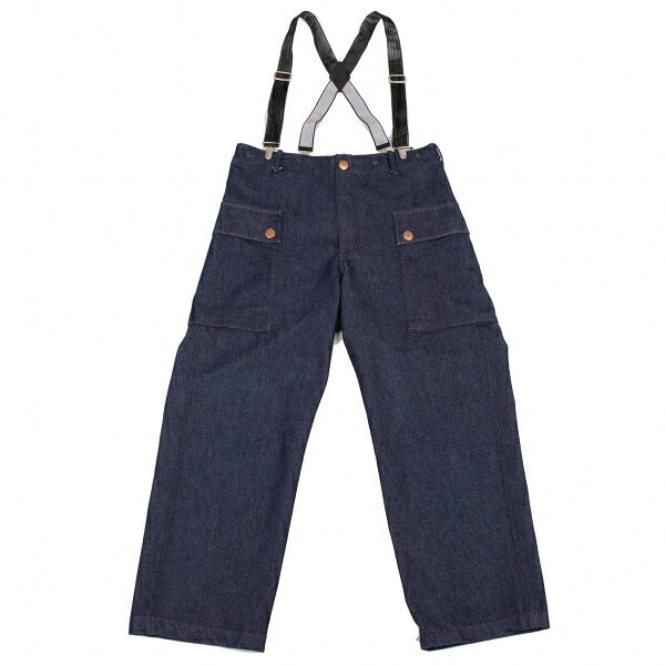 GAULTIER JEAN'S Pocket Design Suspender Jeans Size 40