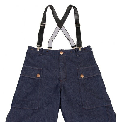 GAULTIER JEAN'S Pocket Design Suspender Jeans Size 40