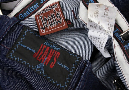 GAULTIER JEAN'S Pocket Design Suspender Jeans Size 40