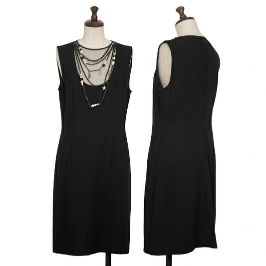 MOSCHINO cheap&chic Pearl Chain Dress Black Size 40