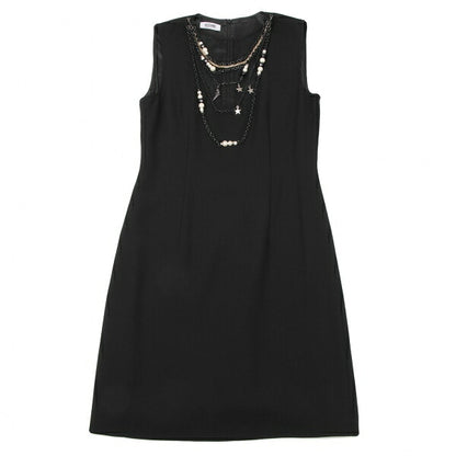 MOSCHINO cheap&chic Pearl Chain Dress Black Size 40