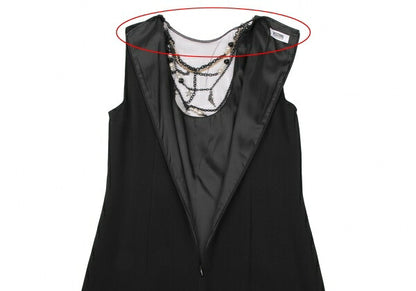 MOSCHINO cheap&chic Pearl Chain Dress Black Size 40