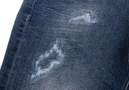 Marcelo Burlon Distressed Skinny Jeans Blue Size 27
