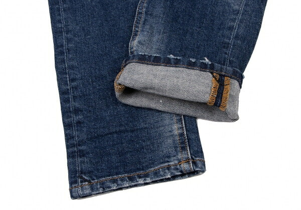 Marcelo Burlon Distressed Skinny Jeans Blue Size 27