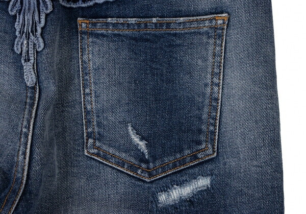 Marcelo Burlon Distressed Skinny Jeans Blue Size 27