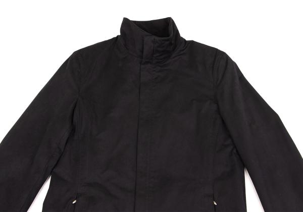 Jean Paul GAULTIER Padded Double Zip Coat Black Size 46