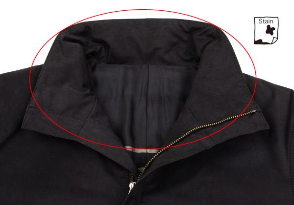 Jean Paul GAULTIER Padded Double Zip Coat Black Size 46