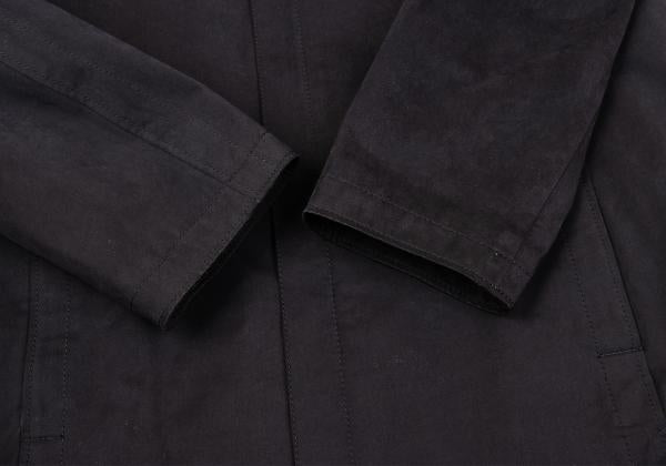 Jean Paul GAULTIER Padded Double Zip Coat Black Size 46