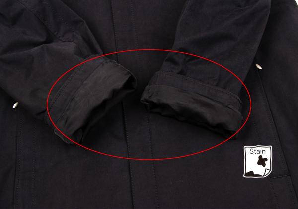 Jean Paul GAULTIER Padded Double Zip Coat Black Size 46