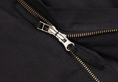 Jean Paul GAULTIER Padded Double Zip Coat Black Size 46