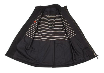 Jean Paul GAULTIER Padded Double Zip Coat Black Size 46