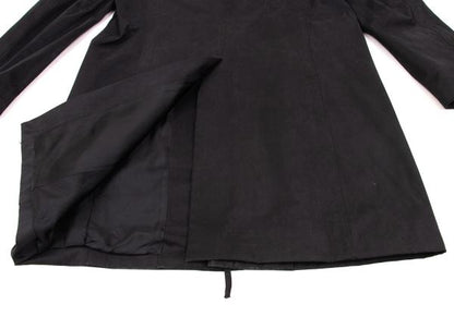 Jean Paul GAULTIER Padded Double Zip Coat Black Size 46