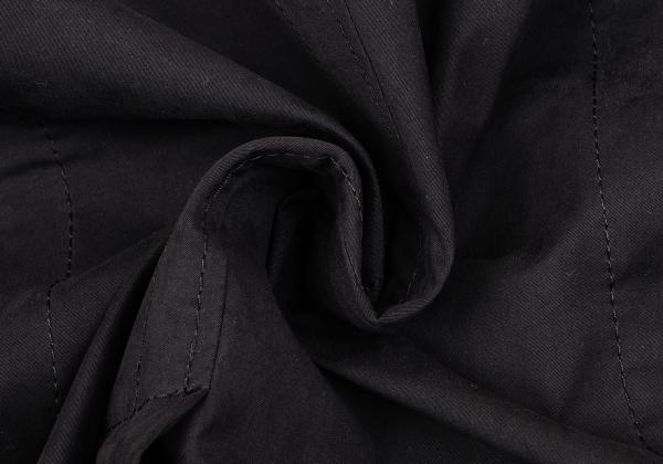 Jean Paul GAULTIER Padded Double Zip Coat Black Size 46