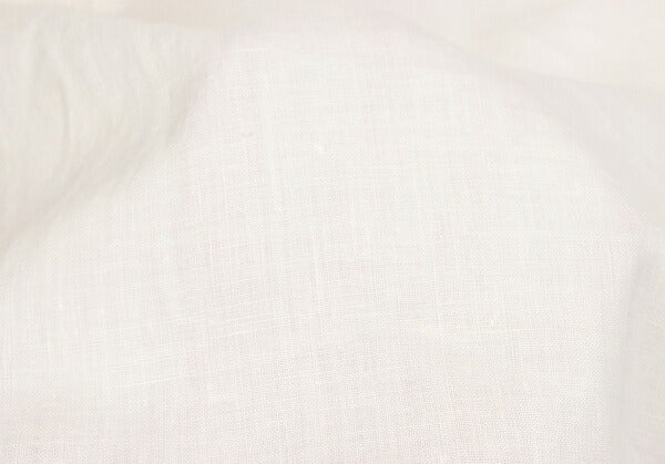 ISSEY MIYAKE Covered Button Pleated Linen Skirt White Size S