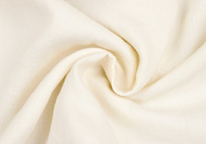 ISSEY MIYAKE Covered Button Pleated Linen Skirt White Size S