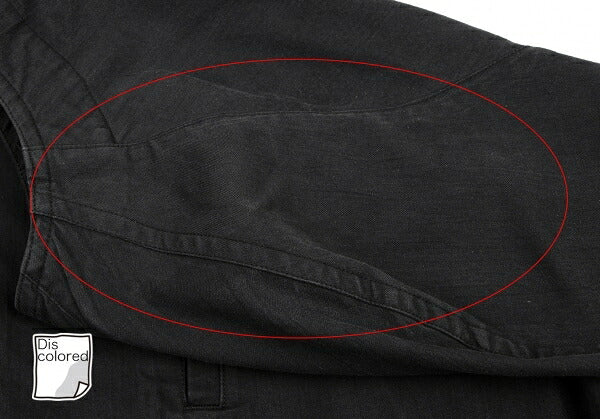 ISSEY MIYAKEMEN Black Cotton Collarless Jacket Size M