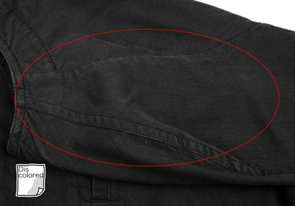 ISSEY MIYAKEMEN Black Cotton Collarless Jacket Size M