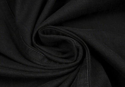 ISSEY MIYAKEMEN Black Cotton Collarless Jacket Size M